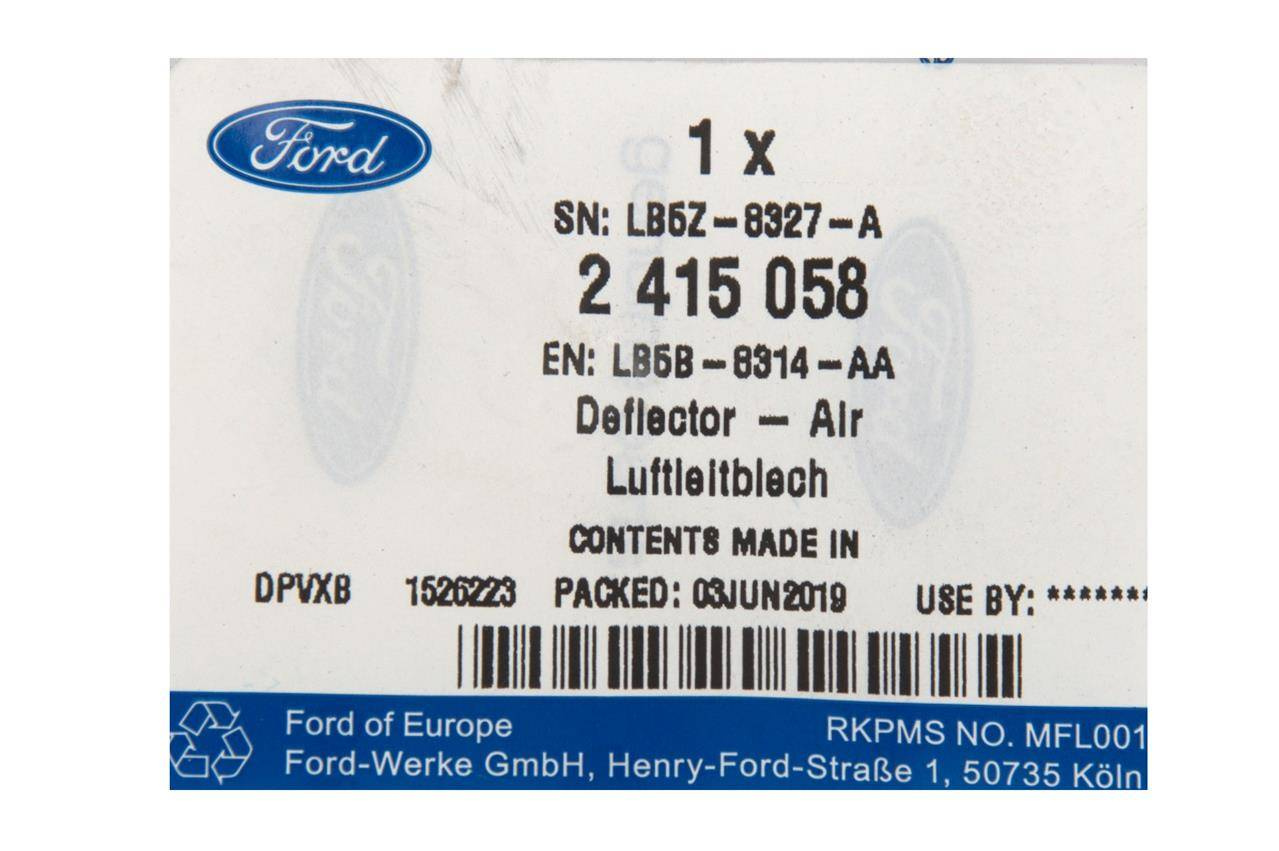 KIEROWNICA POWIETRZA DOLNA EXPLORER 2020- _ 2415058 _ LB5B-8314-AA _ LB5Z-8327-A