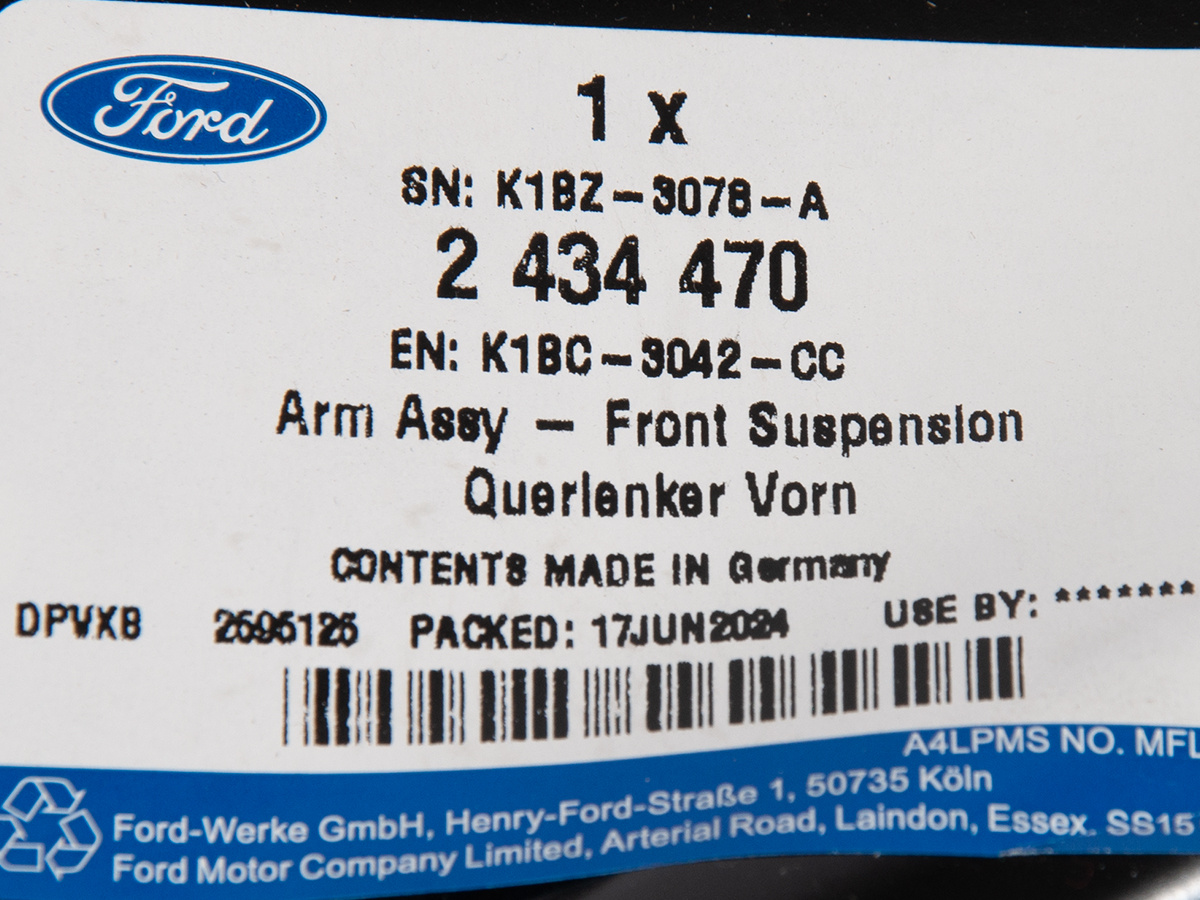 WAHACZ PRAWY PRZEDNI FIESTA 17-21 FORD OE