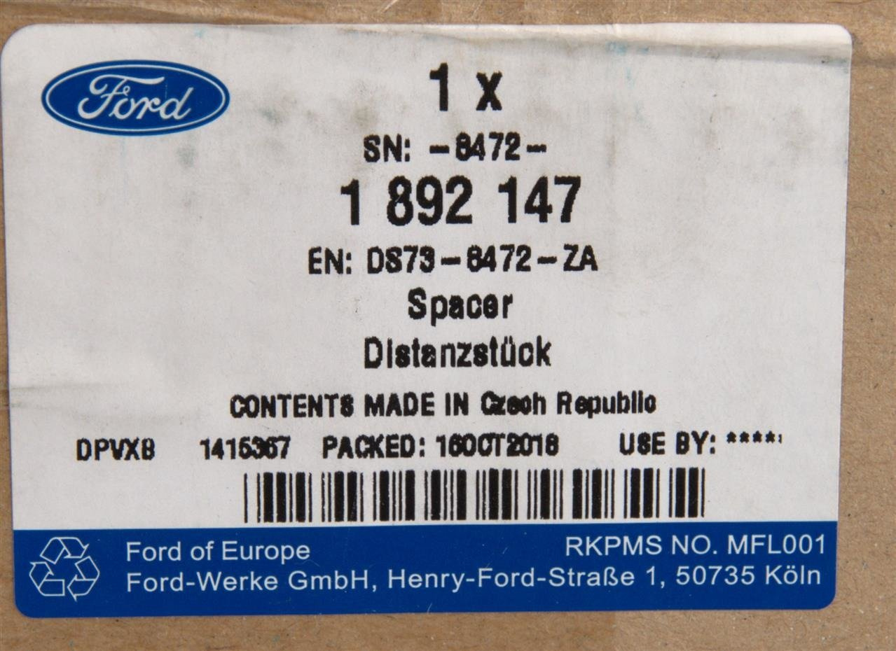 DOLNE ŁOPATKI ŻALUZJI ROLETY MONDEO MK5 2014- _ 1892147 _ DS73-8472-ZA _ GTU_07