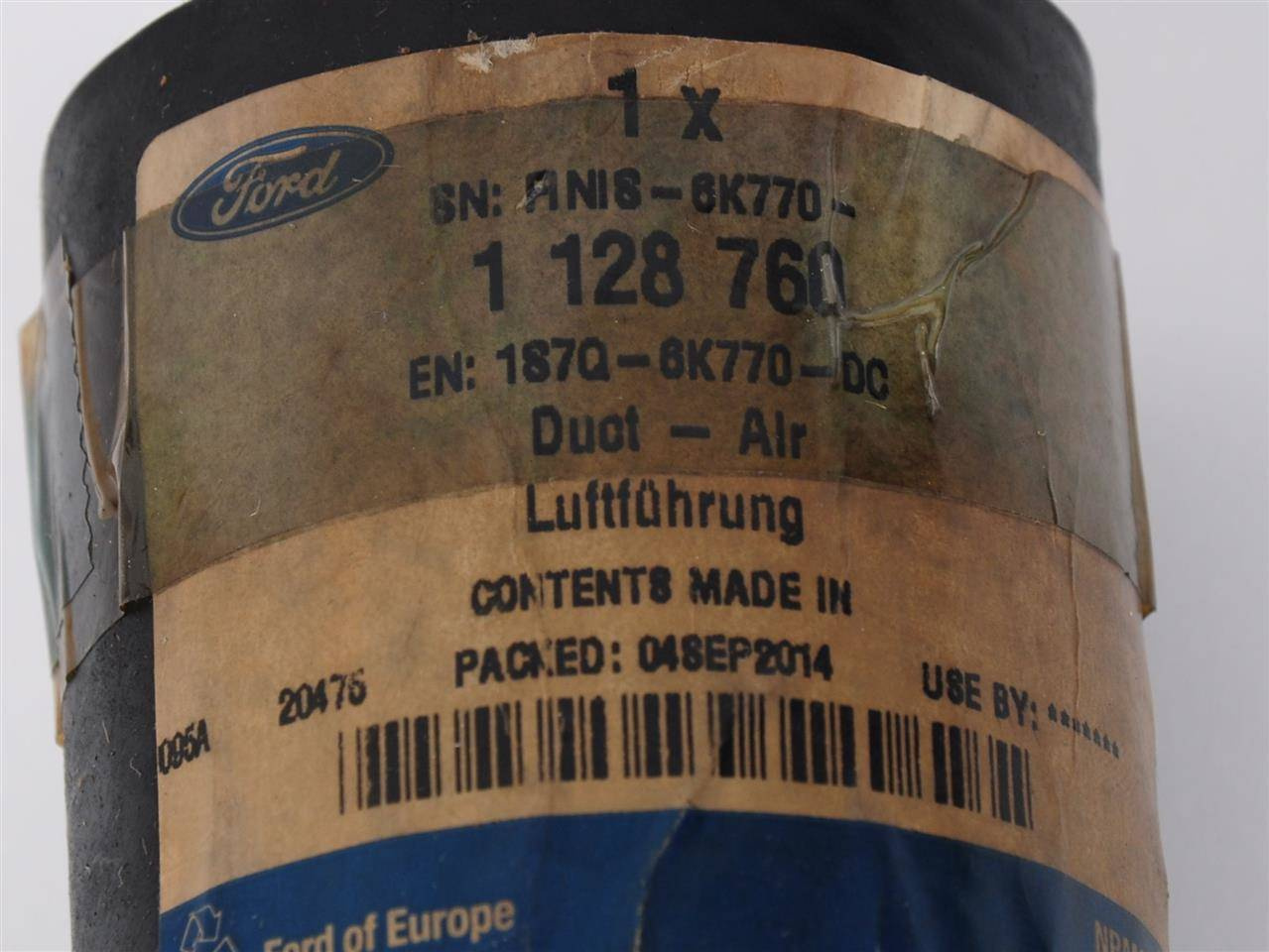 PRZEWÓD INTERCOOLERA MONDEO 2000-2002 _ 1128760 _ 1S7Q-6K770-DC