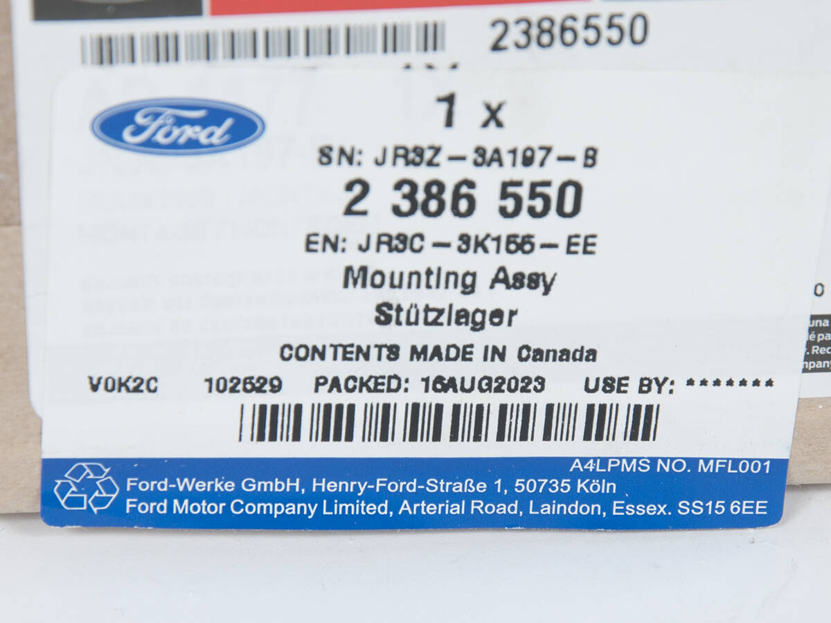 GÓRNE MOCOWANIE AMORTYZATORA PRZÓD MUSTANG 17- 23-