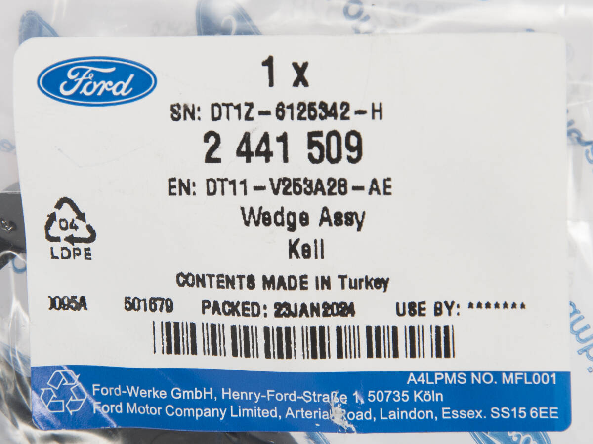 USTALACZ DRZWI BOCZNYCH FORD CONNECT 13- _ 2441509 _ DT11-V253A28-AE _ DT1Z-6125342-H