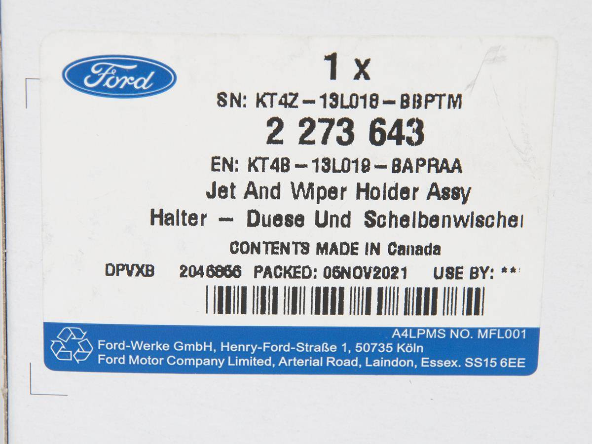 ZAŚLEPKA LEWA SPRYSKIWACZA REFLEKTORA EDGE 18- _ 2273643 _ KT4B-13L019-BAPRAA