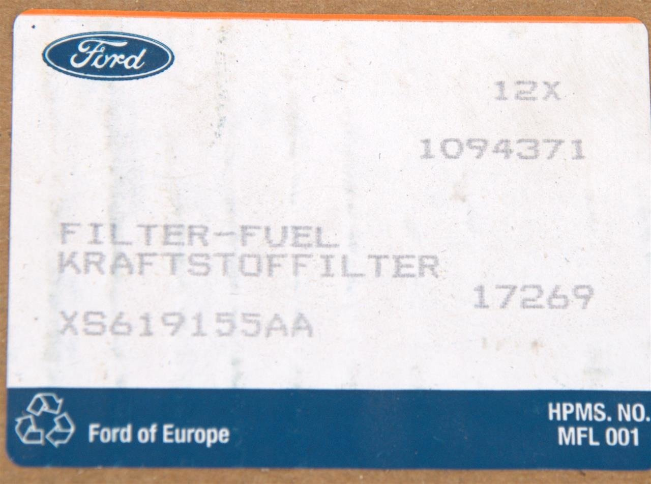 FILTR PALIWA FORD 1,3 1,4 1,6 1,7 ZETEC BENZYNA _ 1094371 _ XS61-9155-AA
