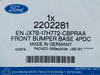 ZDERZAK PRZEDNI FORD FOCUS 18- OE 4 PDC   _ 2202281 _ JX7B-17H772-CBPRAA _ GTU_07