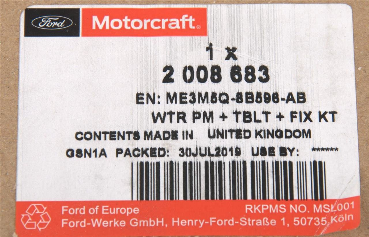 ZESTAW ROZRZĄDU FORD 1,6 TDCI DOHC _ 2008683 _ ME3M5Q-8B596-AB