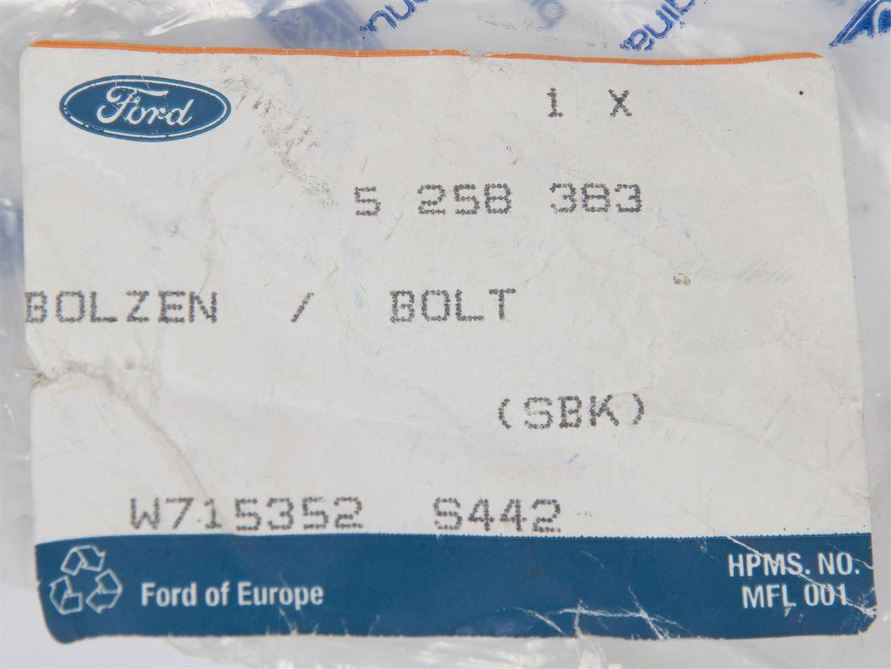 ŚRUBA M8 X 64MM SPRĘŻARKI FOCUS 14- KUGA 12- _ 5258383 _ W715352-S442 _ W715352-S442