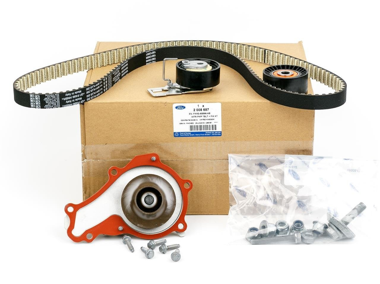 ZESTAW ROZRZĄDU FORD 1,5 TDCI Z POMPĄ WODY _ 2008687 _ FM5Q-8B596-AB