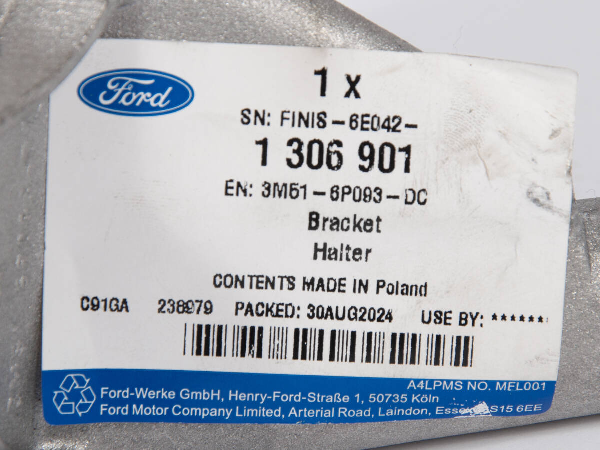 WSPORNIK PODUSZKI SKRZYNI BIEGÓW C-MAX 15-19 OE _ 1306901 _ 3M51-6P093-DC