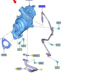 PRZWÓD TURBOSPRĘŻARKI TRANSIT 18- 19-  _ 2323639 _ GK3Q-6K679-BA _ GTU_07