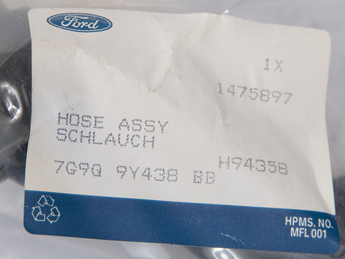 PRZEWÓD UKŁADU CHŁODZENIA MONDEO 07-14 FORD OE _ 1475897 _ 7G9Q-9Y438-BB