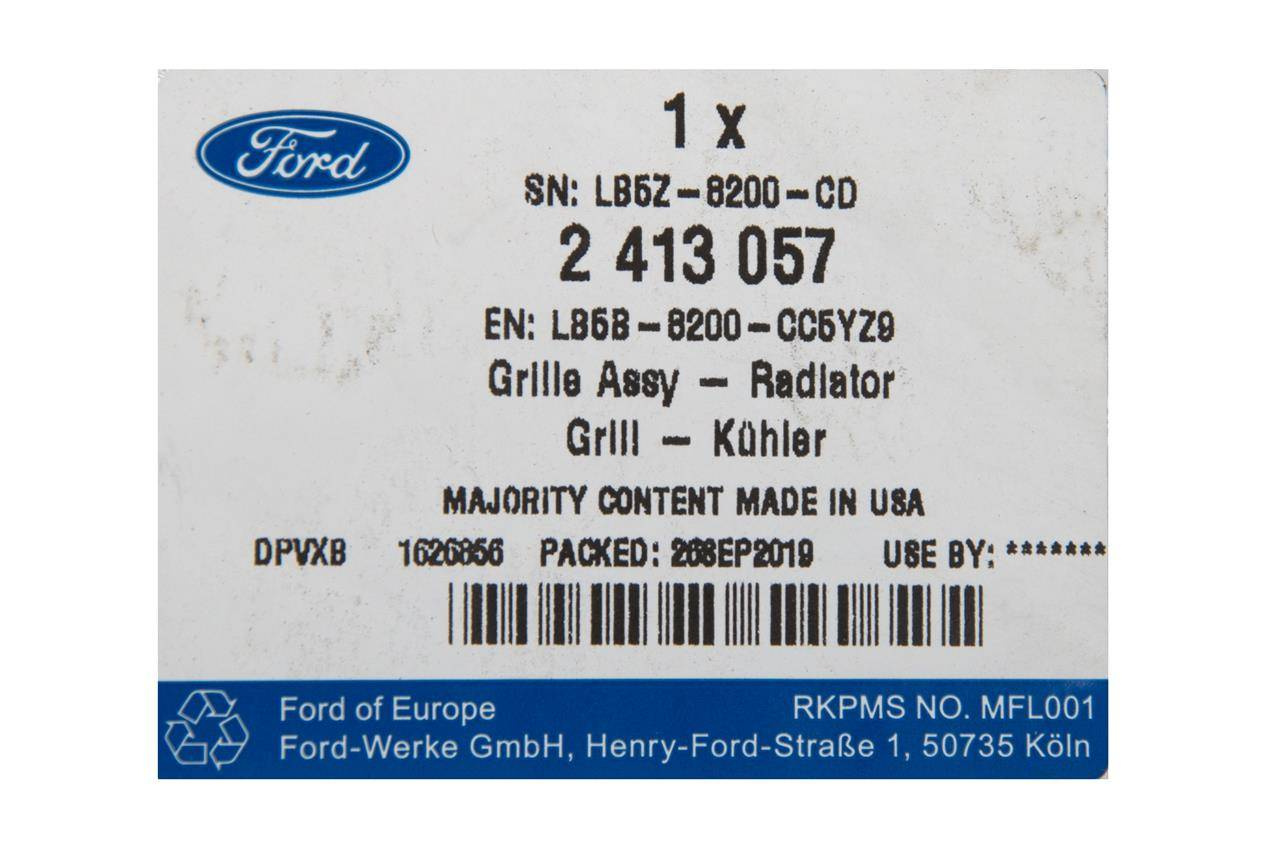 GRILL ZDERZAKA PRZEDNIEGO EXLORER 20- _ 2477250 _ LB5B-8200-CC5YZ9