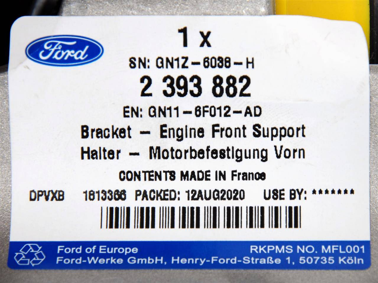 PODUSZKA SILNIKA ECOSPORT 2019- 1,0 EB WERSJA EU _ 2393882 _ GN11-6F012-AD