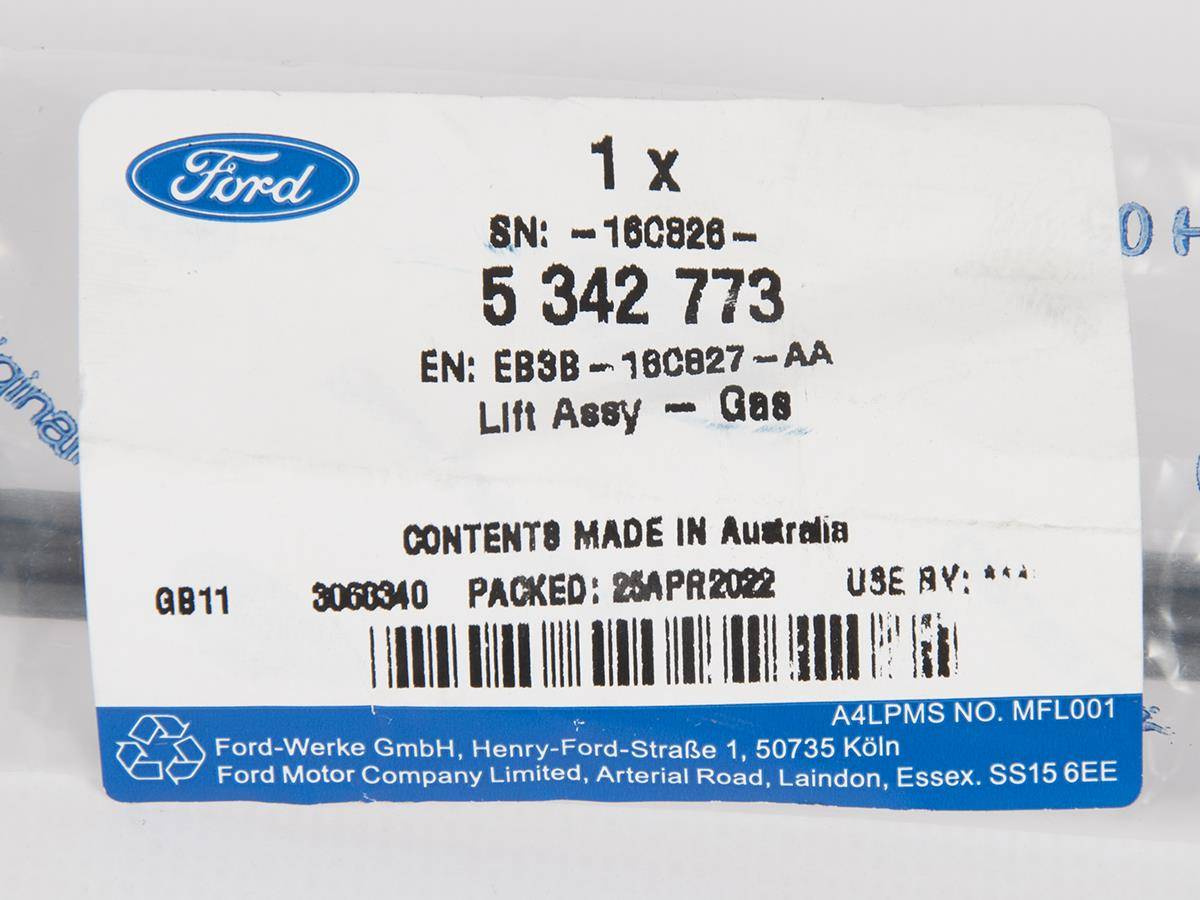 SPRĘŻYNA GAZOWA LEWA MASKI RANGER 15- _ 5342773 _ EB3B-16C827-AA