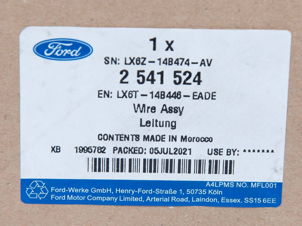 WIĄZKA ZDERZAKA PRZÓD KUGA 20- 2.5 DURATEC _ 2541524 _ LX6T-14B446-EADE