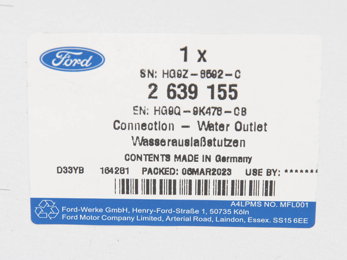 TERMOSTAT 2.0 ECOBLUE KUGA 20- FOCUS 18- EDGE 18- _ 2639155 _ HG9Q-9K478-CB