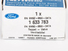 POPYCHACZ ZAWORU 1.6 DURATEC / 3.125MM FORD OE _ 1633783 _ BM5G-6500-DATA