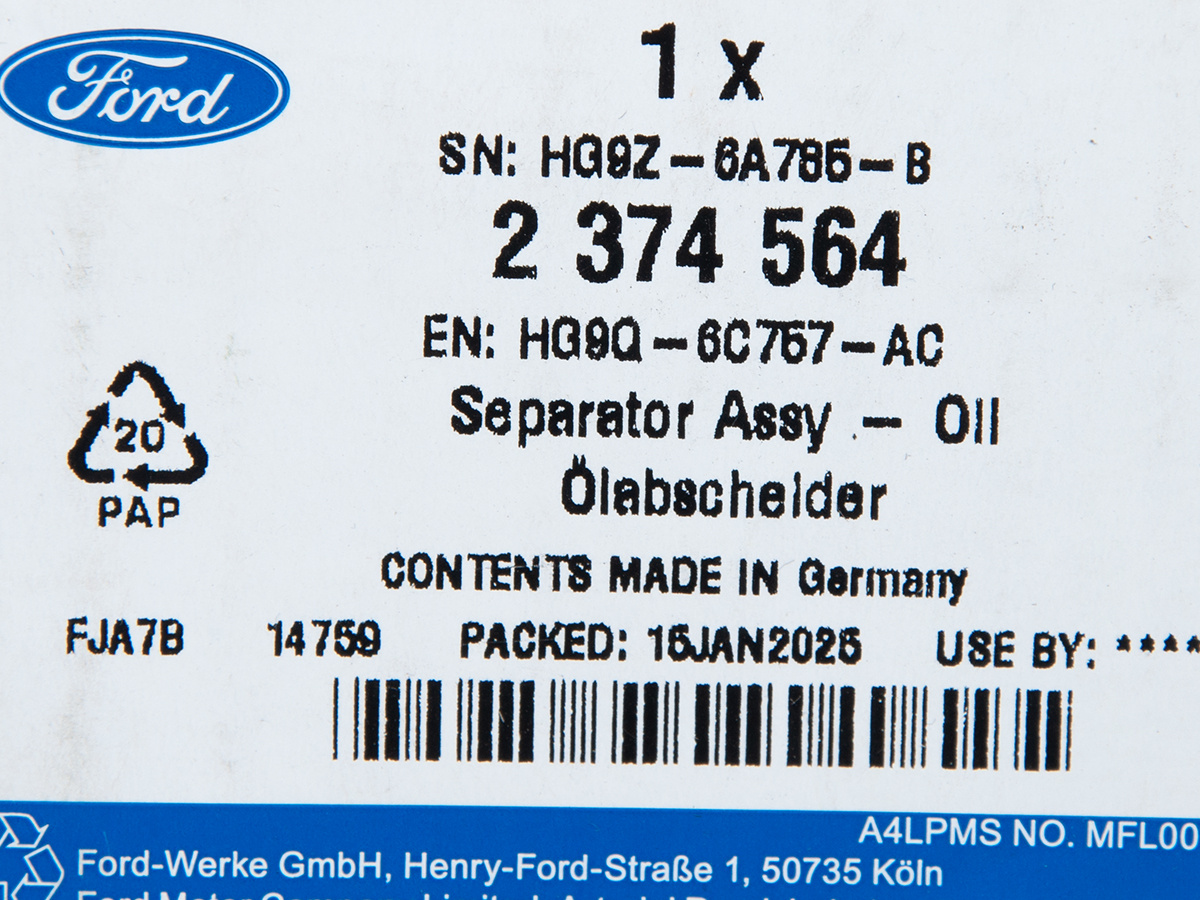 ODMA SILNIKA FORD KUGA 20- MONDEO 19- 2.0 ECOBLUE _ 2374564 _ HG9Q-6C757-AC