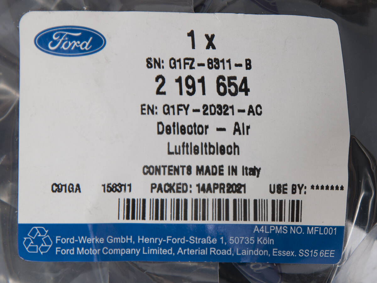 KIEROWNICA POWIETRZA LEWA TYLNA FOCUS 16-20 _ 2191654 _ G1FY-2D321-AC _ GTU_07