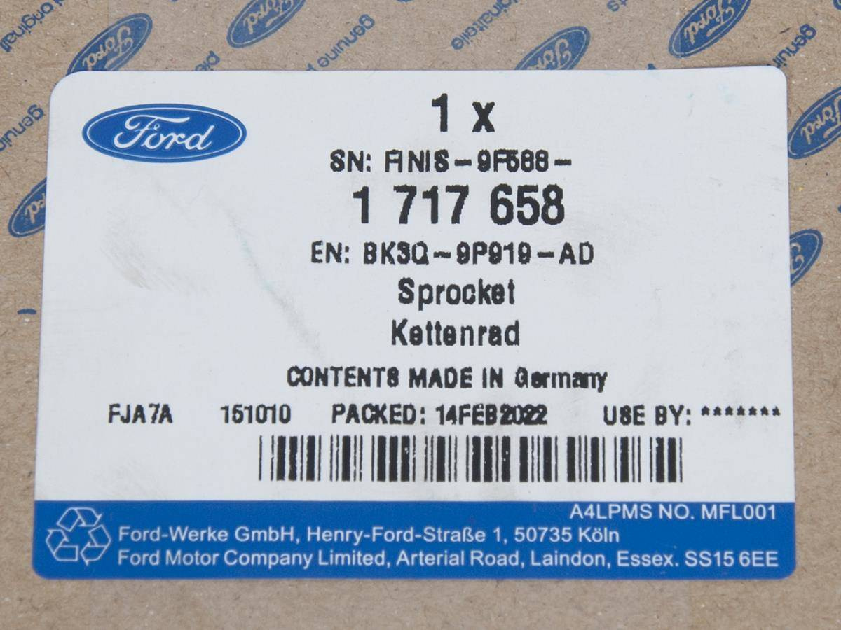 KOŁO ZĘBATE POMPY OLEJOWEJ RANGER 12- TRANSIT 14- _ 1717658 _ BK3Q-9P919-AD