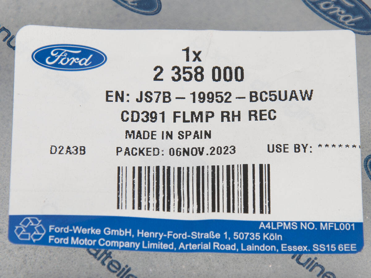 KRATKA HALOGENU PRAWA MONDEO 19- FORD OE _ 2358000 _ JS7B-19952-BC5UAW _ GTU_07