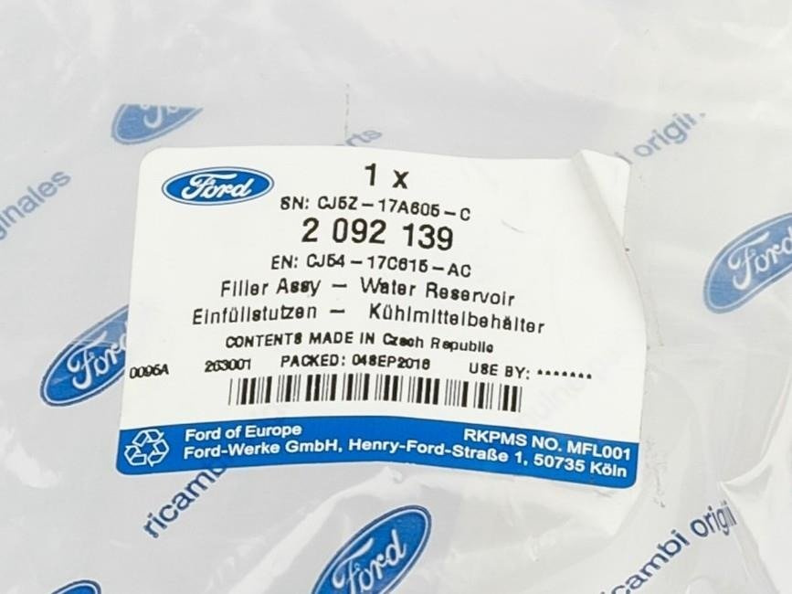 WLEW ZBIORNICZKA SPRYSKIWACZY KUGA ESCAPE 12- /16- _ 2092139 _ CJ54-17C615-AC _ CJ5Z-17A605-C