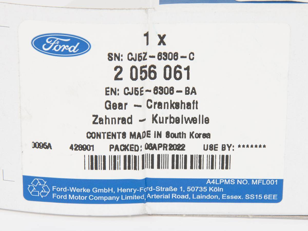 KOŁO ZĘBATE WAŁU KORBOWEGO MONDEO FOCUS 2,0 EB _ 2056061 _ CJ5E