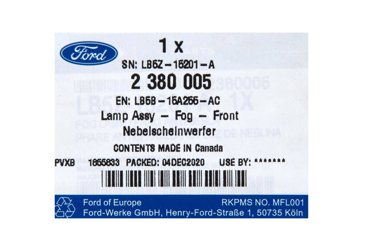 HALOGEN PRZÓD LEWY EXPLORER 20- LED _ 2380005 _ LB5B-15A255-AC _ LB5Z-15201-A