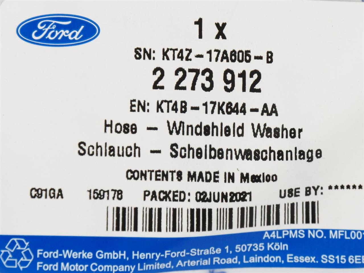 PRZEWÓD DYSZY SPRYSKIWACZY EDGE 18- _ 2273912 _ KT4B-17K644-AA _ KT4Z-17A605-B