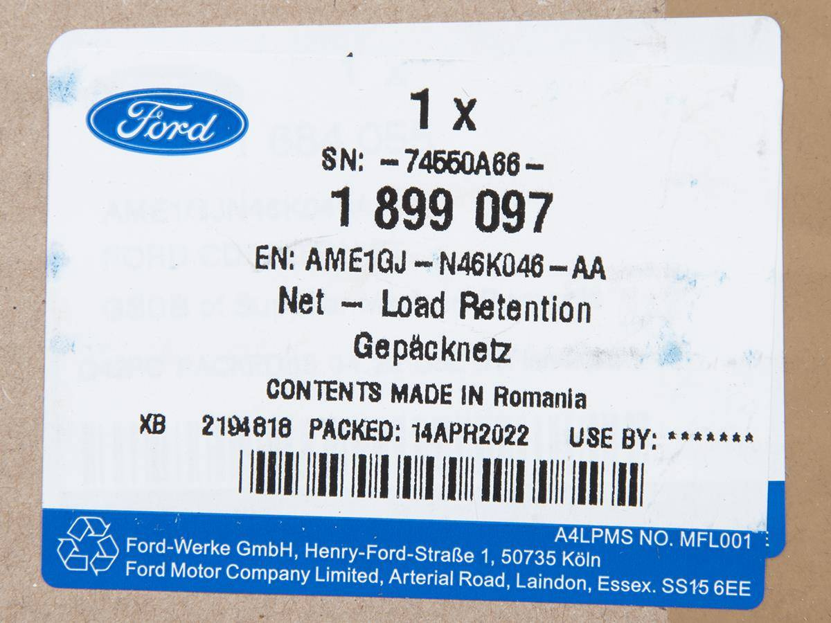 SIATKA PRZEDZIAŁU BAGAŻOWEGO PRZEGRODA S-MAX 15- _ 1899097 _ AME1GJ-N46K046-AA _ GTU_07