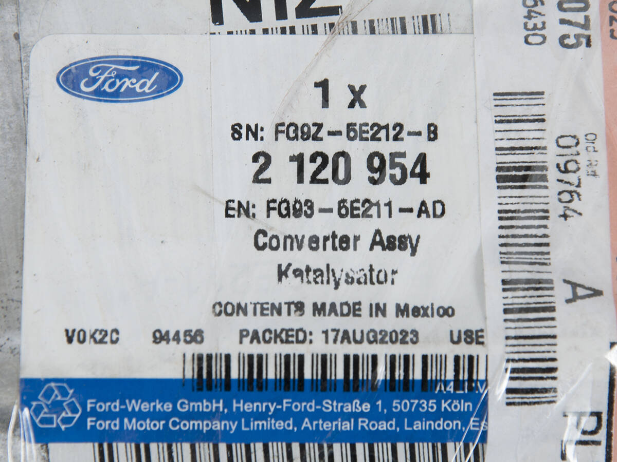 KATALIZATOR MONDEO 14- 2.0 ECOBOOST _ 2120954 _ FG93-5E211-AD