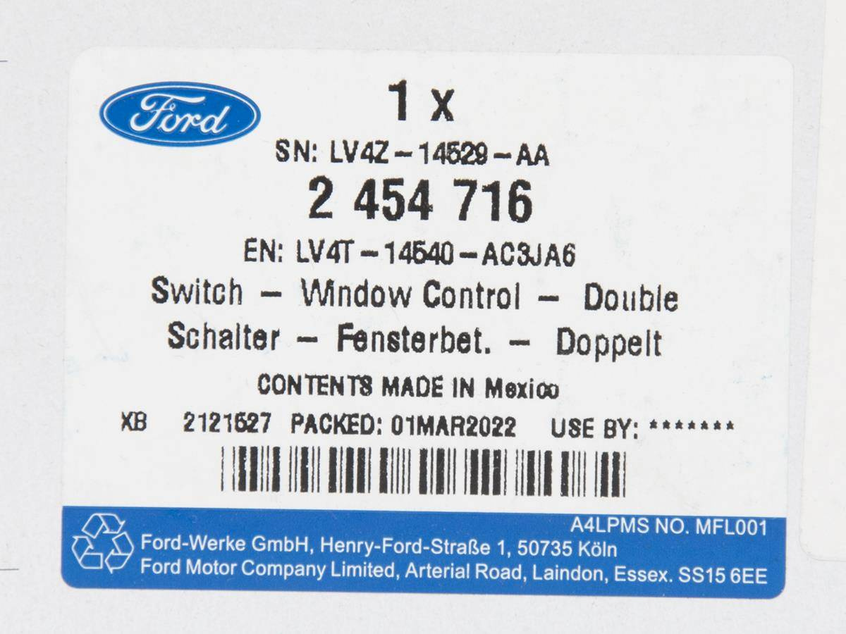 PRZEŁĄCZNIK ZESPOLONY SZYB KUGA 20- MUSTANG MACH-E _ 2691866 _ LV4T-14540-AC3JA6