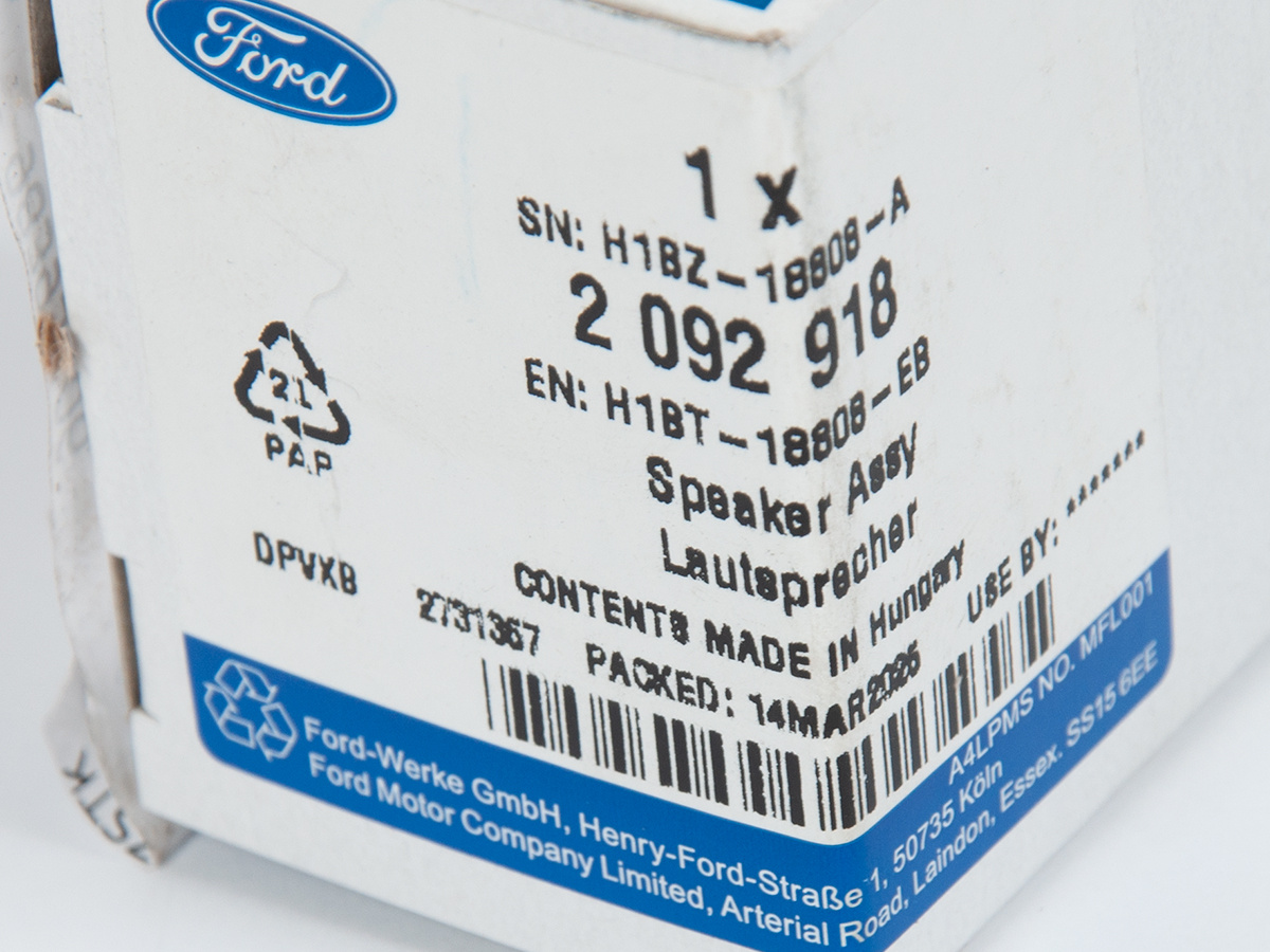 GŁOŚNIK NISKOTONOWY DRZWI FORD FOCUS 18- PUMA 20-