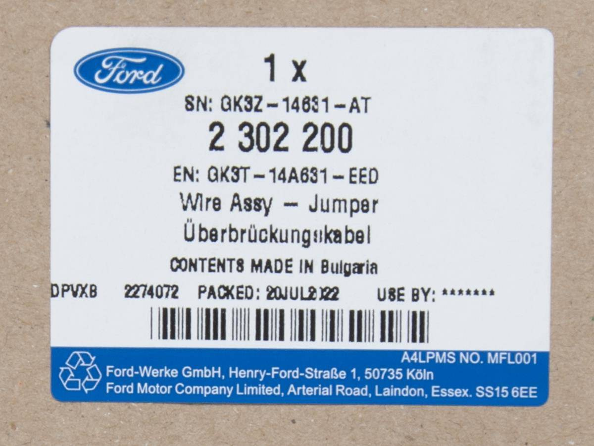 WIĄZKA DRZWI PASAŻERA TRANSIT 16- _ 2302200 _ GK3T-14A631-EED