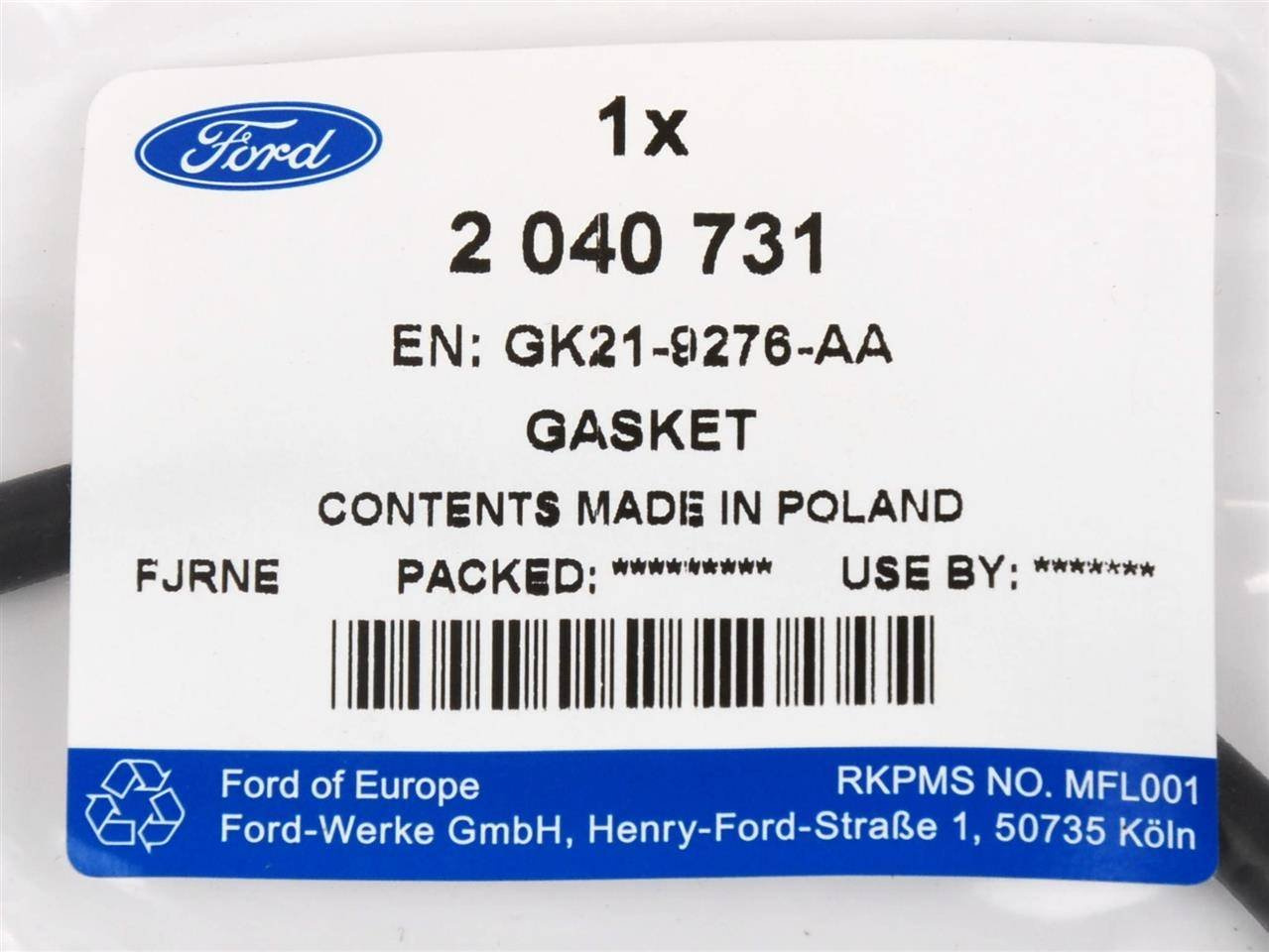 USZCZELKA ZBIORNIKA ADBLUE TRANSIT 16- CUSTOM 16- _ 2040731 _ GK21-9276-AA