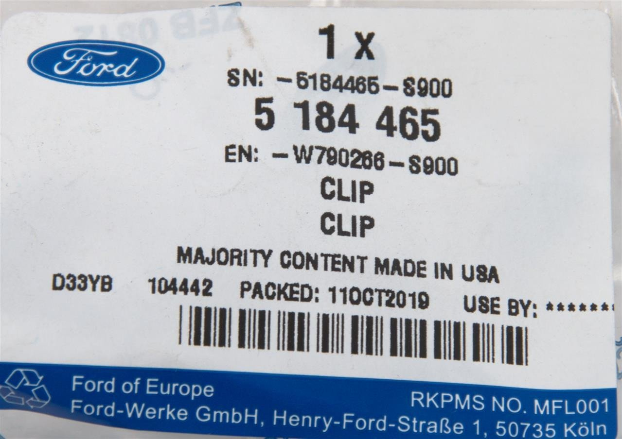 ZACISK SPINKA PODSUFITKI KUGA 12-/ 16- KUGA 2020- _ 5184465 _ W790266-S900 _ W790266-S900