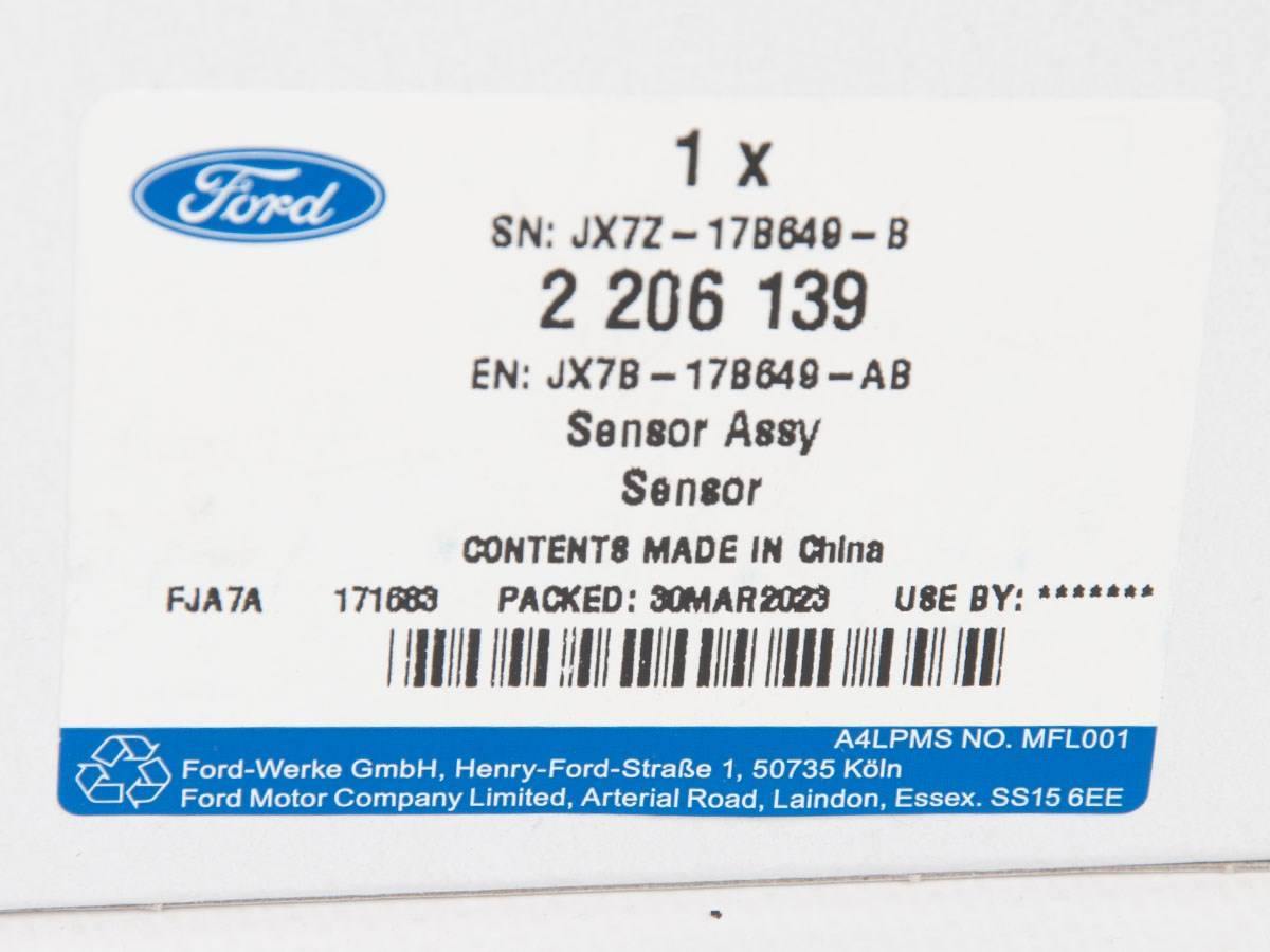 CZUJNIK POZIOMU PŁYNU SPRYSKIWACZY FOCUS 18- _ 2206139 _ JX7B-17B649-AB _ GTU_07
