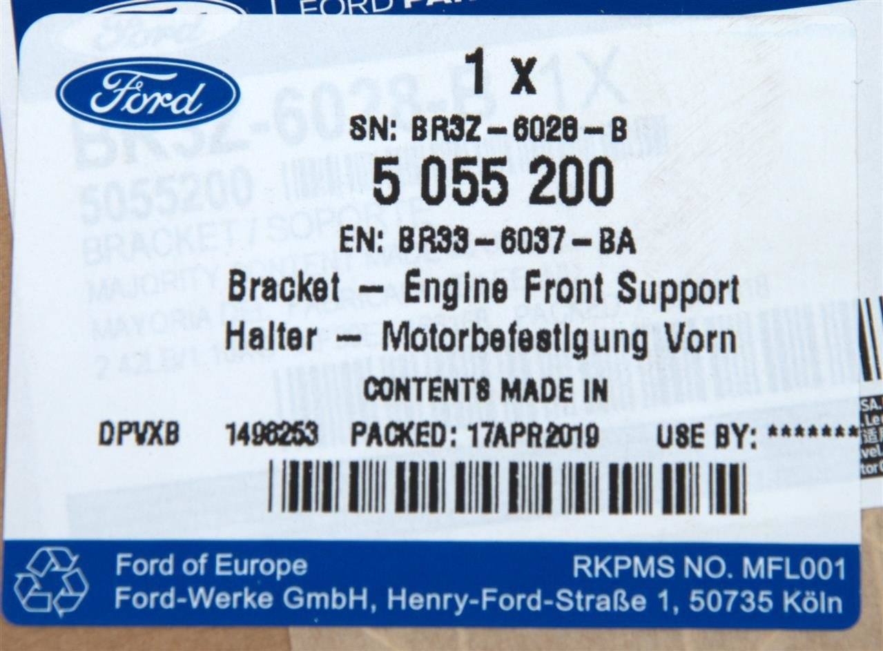 WSPORNIK ŁAPA SILNIKA PRAWA MUSTANG 2015-17 2017- _ 2381516 _ BR33-6037-BB _ BR3Z-6028-B