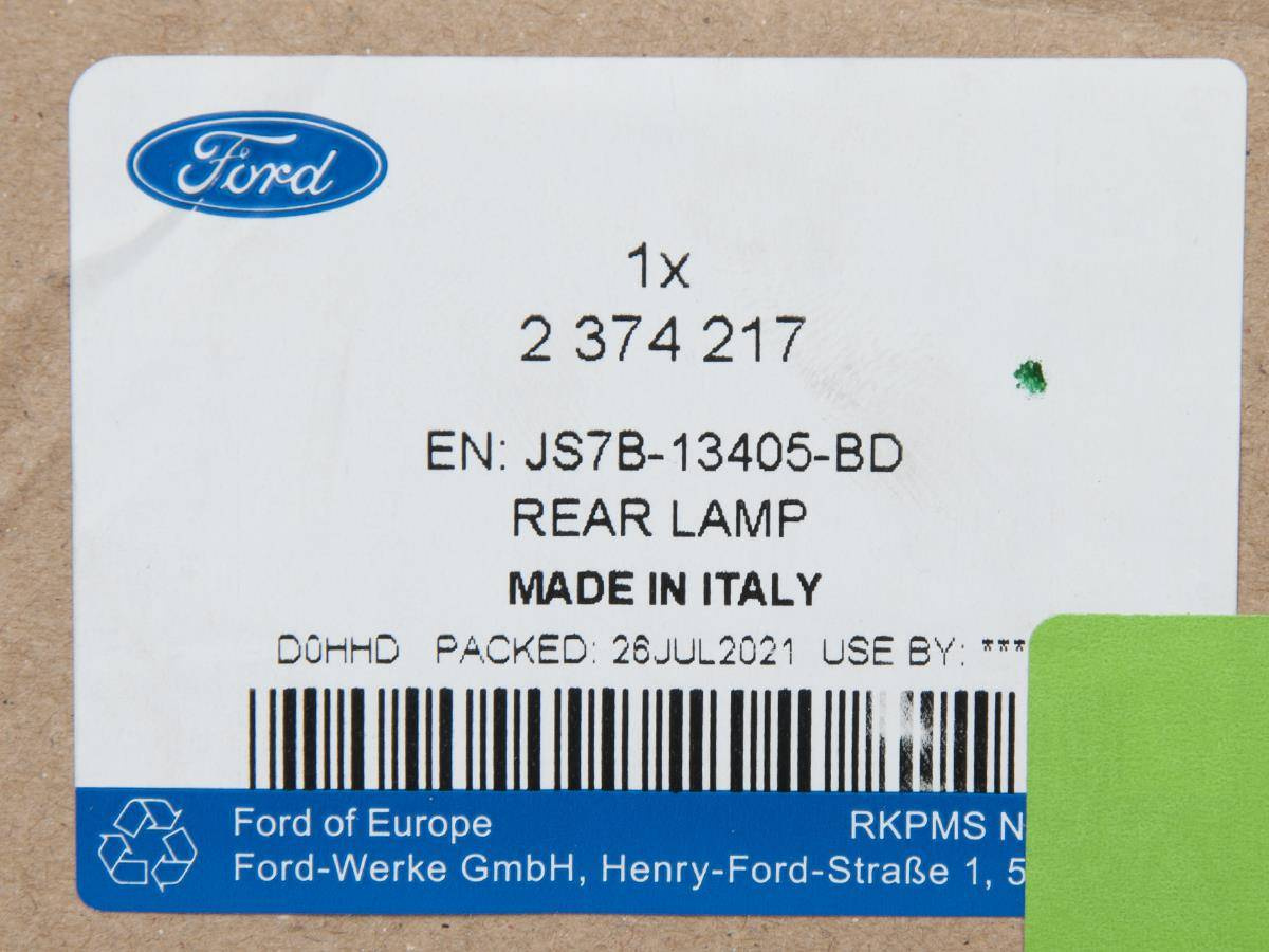 LAMPA TYLNA LEWA ZEWNĘTRZNA MONDEO 19- SEDAN _ 2374217 _ JS7B-13405-BD