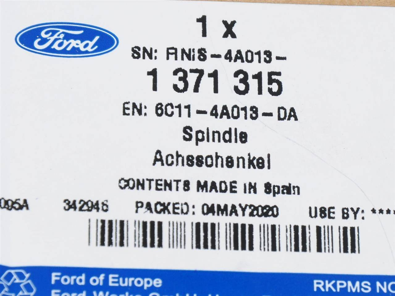 CZOP ŁOŻYSKA PIASTY TYŁ TRANSIT 2006- FWD _ 2484317 _ BK21-4A013-FB _ GTU_07