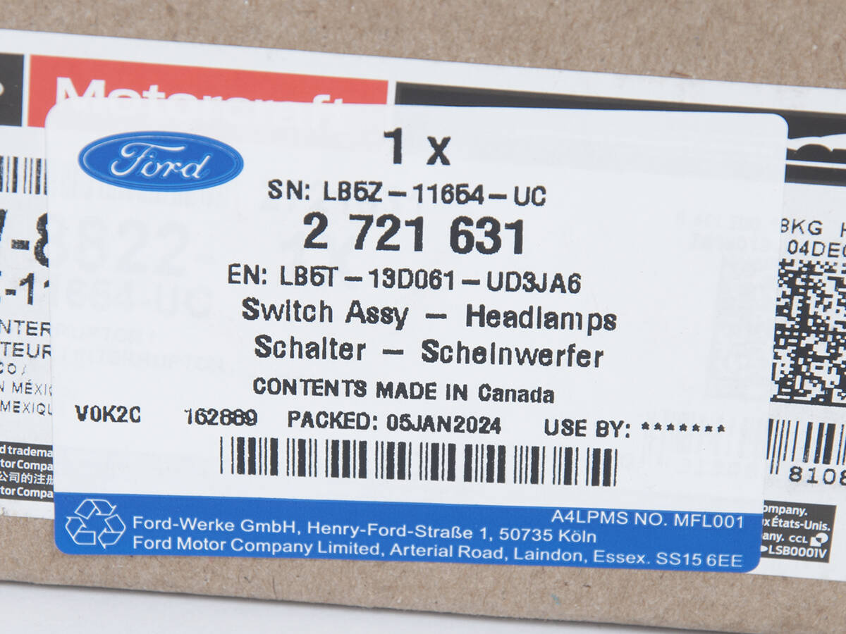 WŁĄCZNIK ŚWIATEŁ EXPLORER 20- _ 2721631 _ LB5T-13D061-UB3JA6