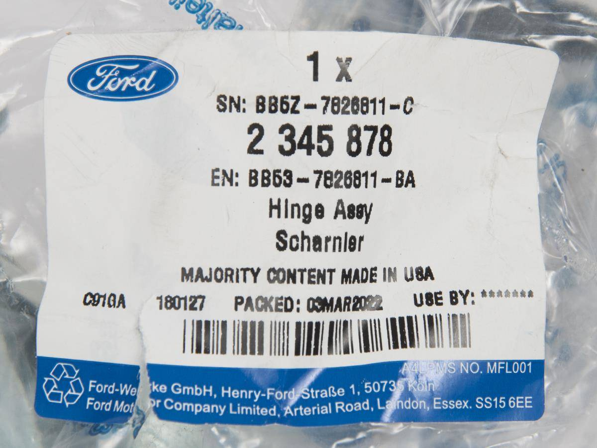 ZAWIAS LEWY DOLNY DRZWI TYŁ EXPLORER 20- _ 2345878 _ BB53-7826811-BA _ BB5Z-7826810-C