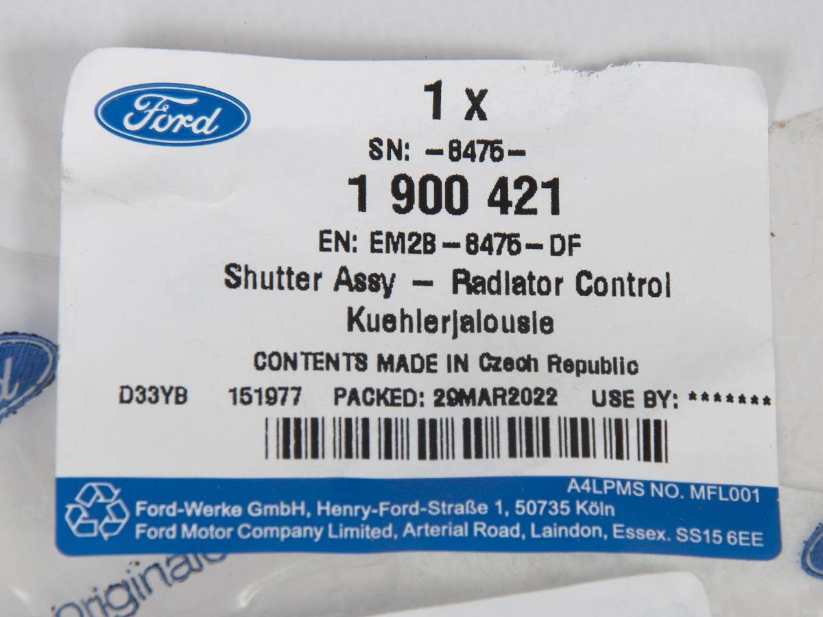 ŻALUZJA ROLETA S-MAX/GALAXY 15-18 2.0 DURATORQ _ 1900421 _ EM2B-8475-DF _ GTU_07