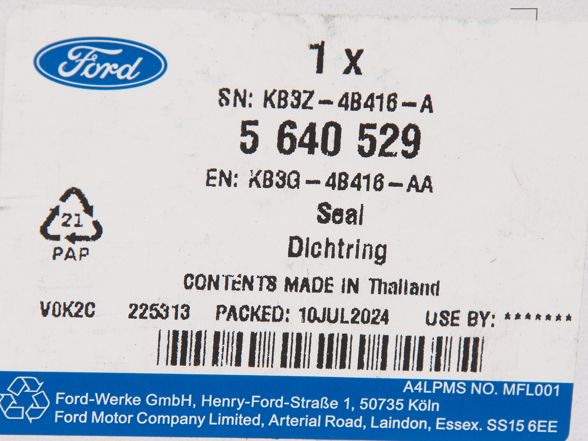 USZCZELNIACZ PRZEKŁADNI KĄTOWEJ PRZÓD RANGER 19-