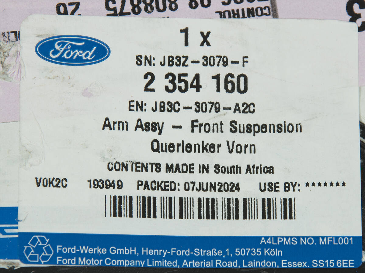 WAHACZ LEWY DOLNY RANGER 19- FORD OE _ 2354160 _ JB3C-3079-A2C