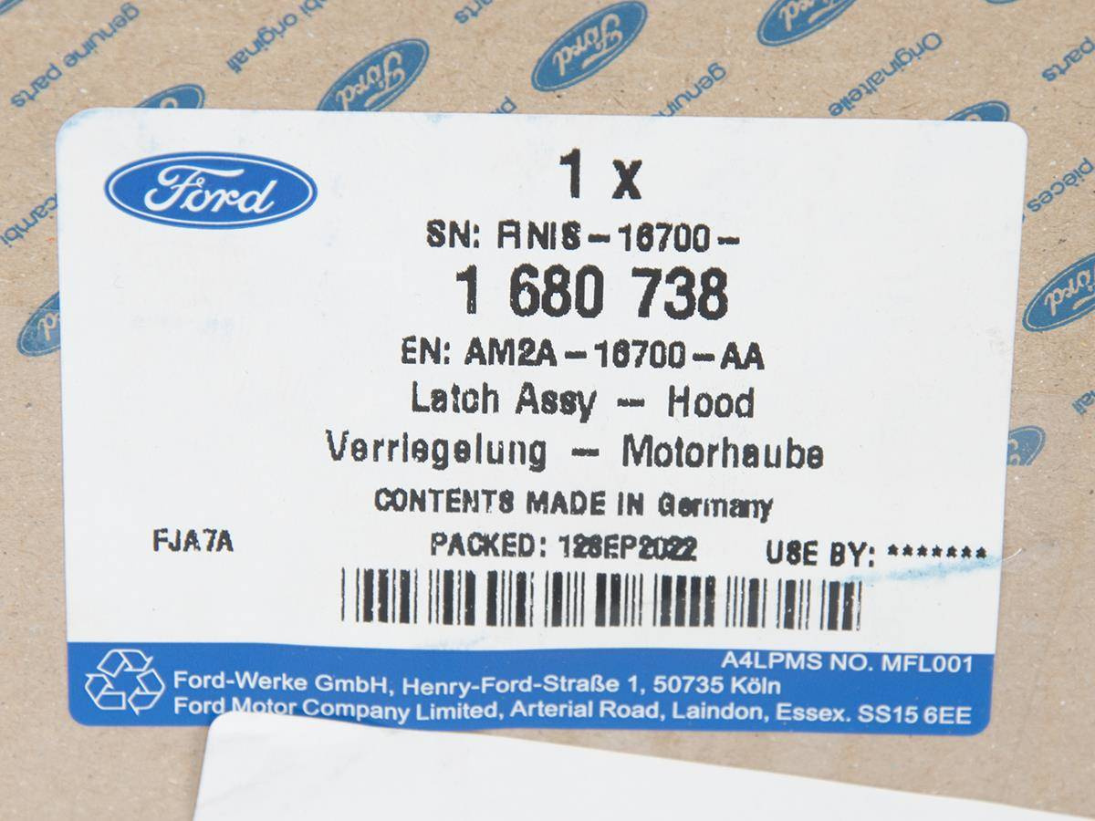 ZAMEK MASKI S-MAX / GALAXY 10-15 BEZ AUTOALARMU _ 1680738 _ AM2A-16700-AA