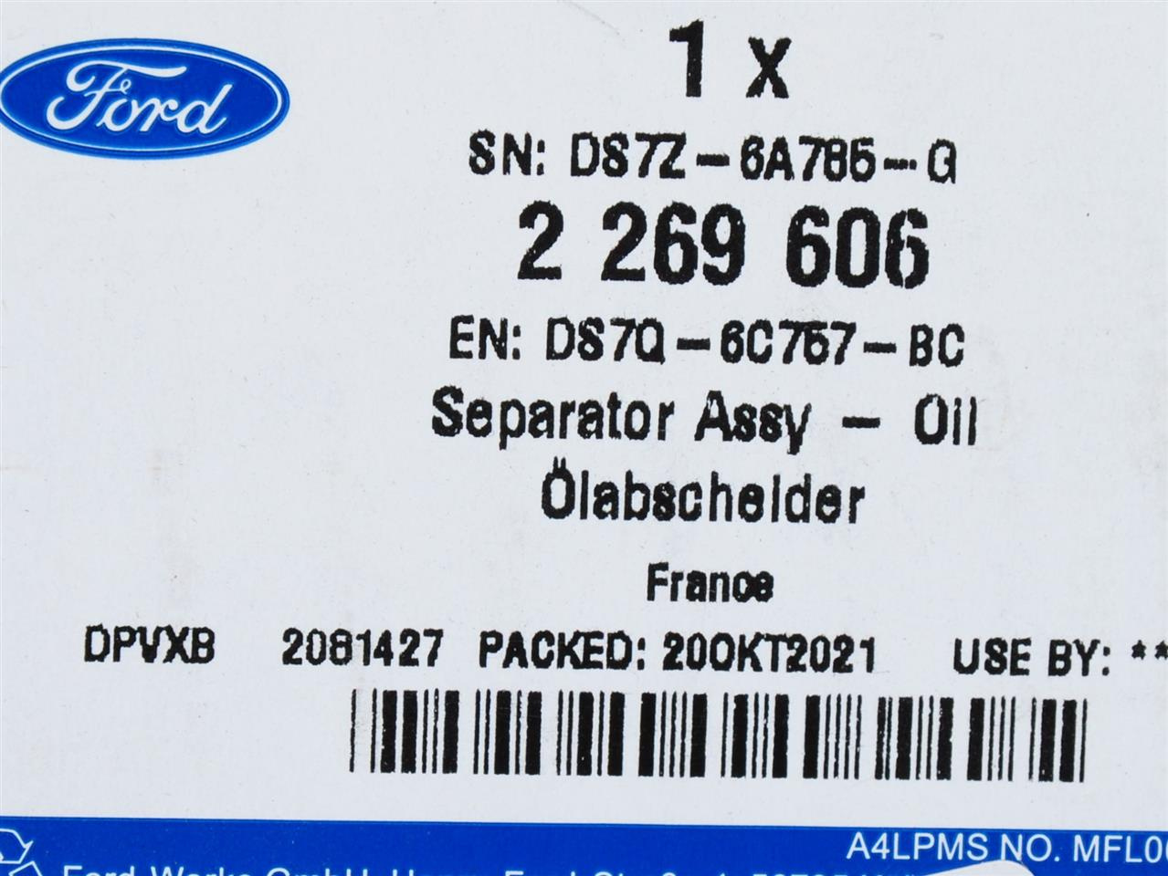 POKRYWA ZAWORÓW KUGA FOCUS MONDEO EDGE 2.0 TDCI _ 2269606 _ DS7Q-6C757-BC