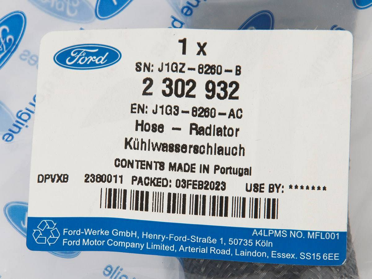 PRZEWÓD CHŁODNICY EDGE 18- MONDEO 19- _ 2302932 _ J1G3-8260-AC _ J1GZ-8260-B