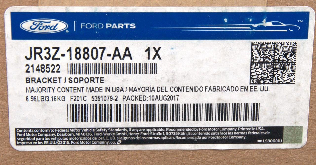 UCHWYT GŁOŚNIKA TYŁ MUSTANG 2017- _ 2148522 _ JR3T-18C927-AA _ JR3Z-18807-AA