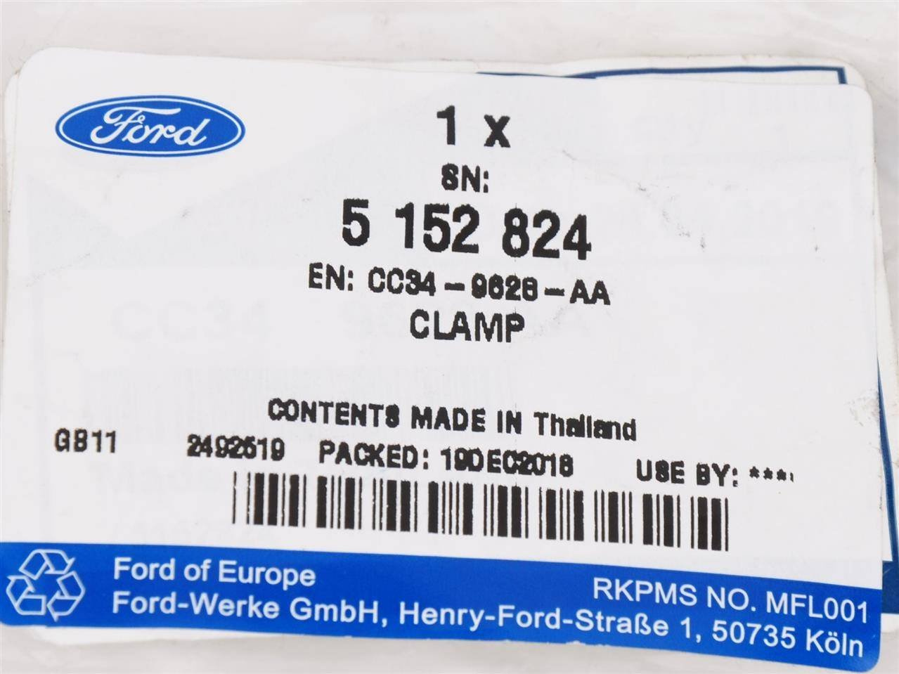 ZACISK OBUDOWY FILTRA POWIETRZA FORD WIELE MODELI _ 5152824 _ CC34-9628-AA _ CC3Z-9628-A